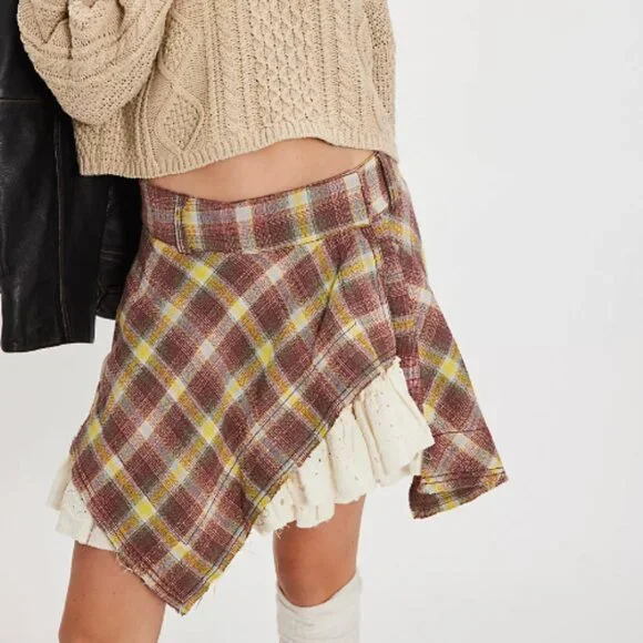 Free People Country Belle Mini Skirt - Picture 2 of 5